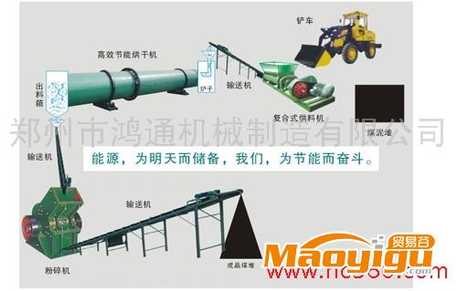 供應鴻通新型煤泥干燥設(shè)備 煤泥專用烘干機 大型煤泥烘干生產(chǎn)線S