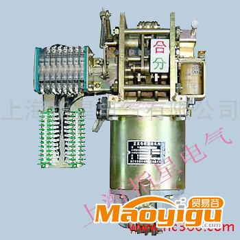 供應(yīng)上海指星CT17-35彈簧操作機(jī)構(gòu)裝配圖，分閘操作有電磁鐵和手動(dòng)按鈕操作