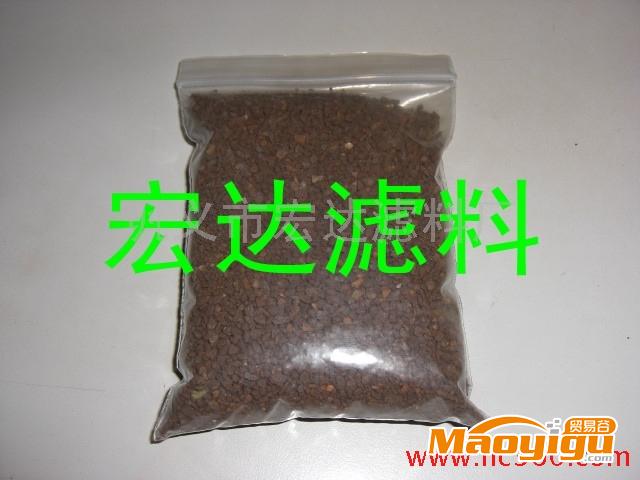 供應(yīng)宏達高含量錳砂濾料淄博用錳砂濾料濰坊環(huán)保公司用錳砂濾料