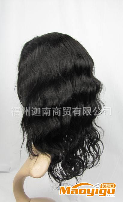 供應蕾絲頭套 遞針蕾絲頭套 蕾絲假發(fā)wig 真發(fā)假發(fā) lace wig 真發(fā)批發(fā)