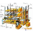 供應(yīng)深圳日邦倉儲設(shè)備重量型深圳貫通式貨架，托盤貨架，機械自