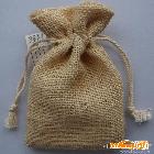 供應(yīng)明道飾品黃麻布袋，環(huán)保麻布禮品袋jute